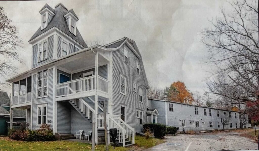 Exterior view of the old Mahone Bay Nursing Home, built in 1855.